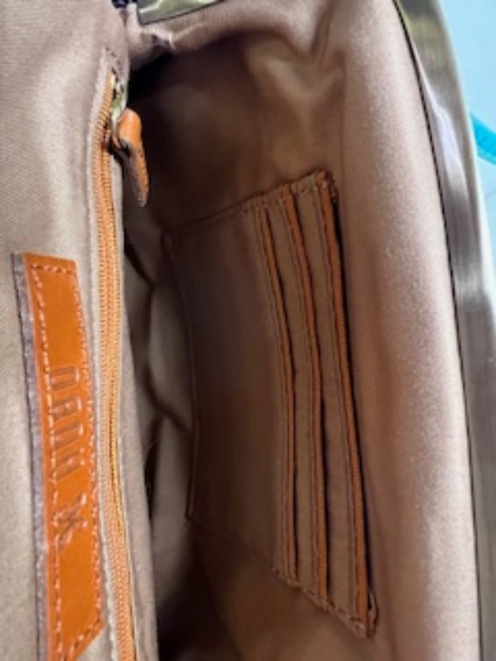 HOBO Lana vintage leather turquoise/ aqua bag - Picture 6 of 7